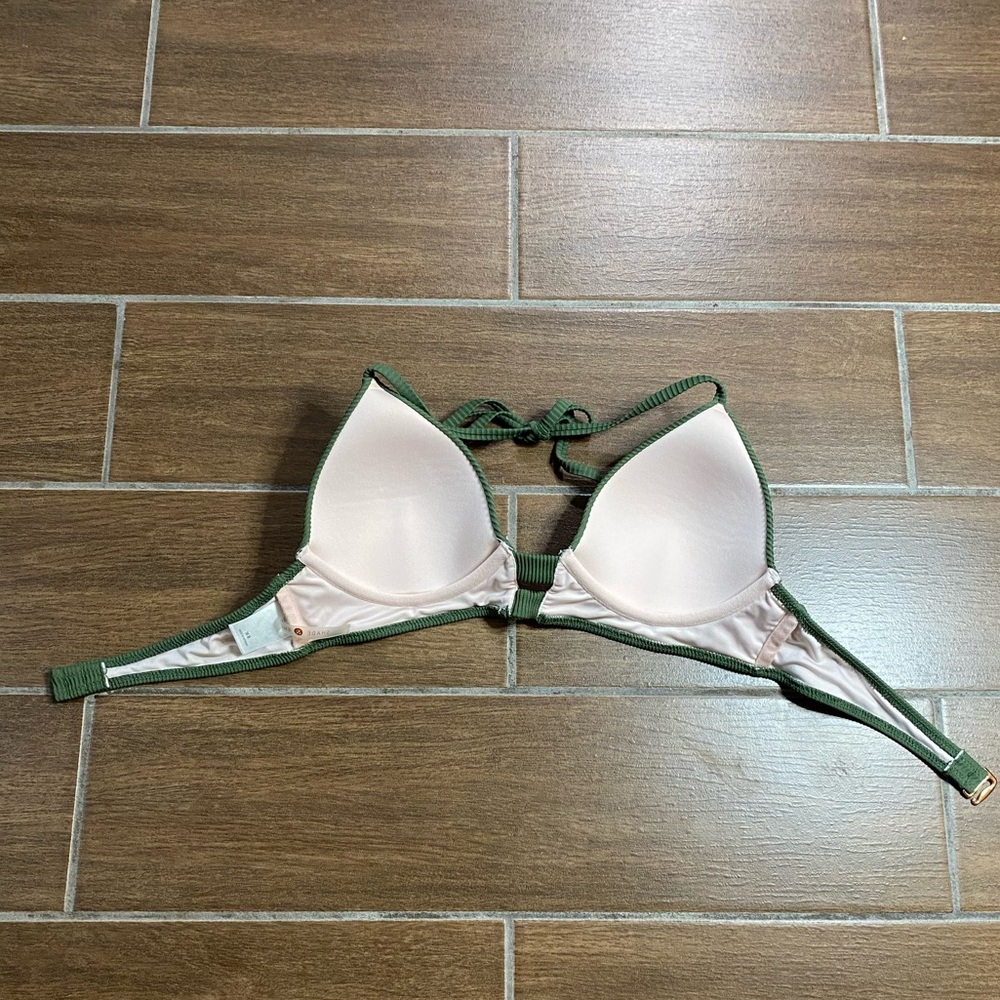 Shade & Shore Dark Green Swim Top - Picture 5 of 8